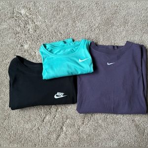 bundle of three nike tops